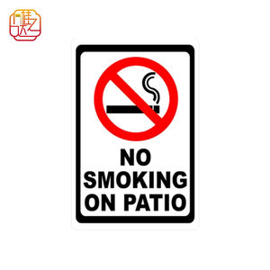 11.8X7.9in معدن شخصي وقوف العملاء فقط بدون تحذير التدخين تزيين النص/الشعار/لوحة إيقاف الصورة - Product Image 5