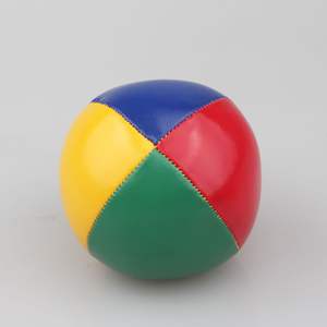 Bolas de <span class=keywords><strong>malabares</strong></span> Conchas de vinilo multicolores Bolas de circo con diseño de 4 paneles, Bolas de <span class=keywords><strong>malabares</strong></span> de plástico Profesional - Product Image 2