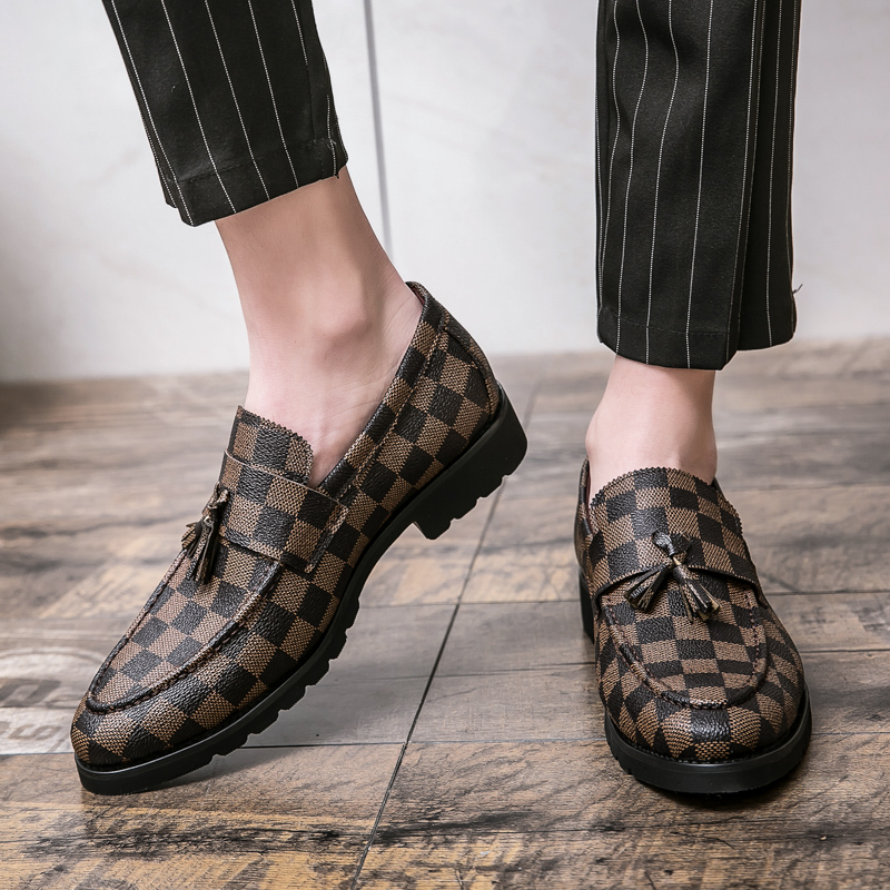 Zapatos de cuero de vestir clásicos formales para caballero – MarketModa