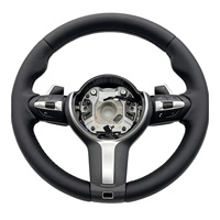Volant sport en cuir noir avec logo M chauffant pour BMW F30 F32 F10 F20 F07 F01 E46 E60 E90 M3 M6, accessoires de voiture
