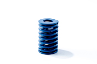 Ressort de découpe rectangulaire bleu HSWL6-40 |   Ressort de compression en acier allié, diamètre du fil 3 mm, charge légère, haute résistance à la fatigue