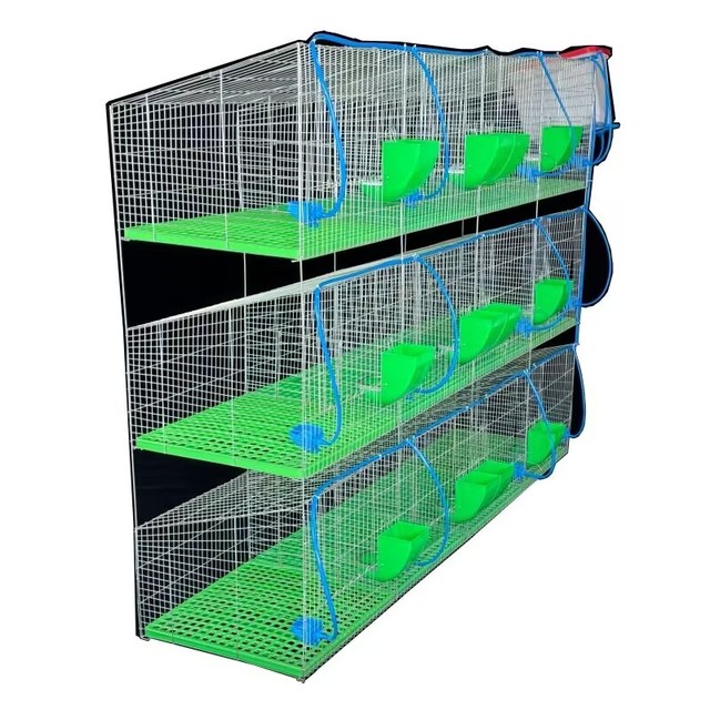 High Quality New Galvanized Pipe H-Type Rabbit Breeding Netting Cage with Anti-Corrosion and Durable Design