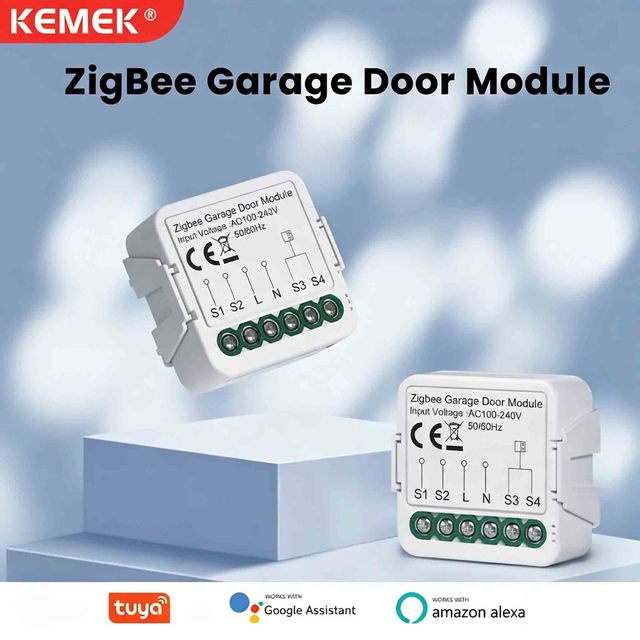 Zigbee Smart Life Switch with Timing for Motorized Garage Door and Gate Open DIY Controller Module