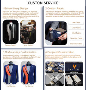 Completo <span class=keywords><strong>Uomo</strong></span> Casual in Puro <span class=keywords><strong>Lino</strong></span> della Normandia Francese Stile Napoletano a Doppio Petto Sottile Primavera/Estate - Product Image 5