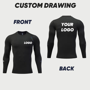 Abbigliamento Sportivo Compressivo da Uomo per Palestra e Corsa, Leggings Caldi <span class=keywords><strong>in</strong></span> <span class=keywords><strong>Pile</strong></span>, Tuta Sportiva Aderente per Atletica e Fitness UA512 - Product Image 4