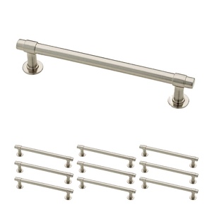Hot Selling Matte Gloss Stainless Steel ZAMAK Nickel Brushed Black Cabinet Handles Home Depot Amazon Sliding Door Handle