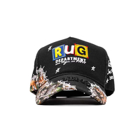 Gorras de Béisbol Personalizadas de 5 Paneles, 100% Algodón Premium, Bordado de Dos Tonos, Gorras Personalizadas al por Mayor, Gorras en Blanco