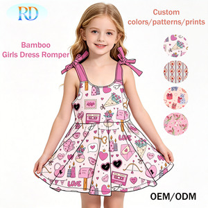 Ruidian 2026 Vestito Estivo Senza Maniche in Bambù per Bambine, Pagliaccetto con Spalline Regolabili, Gonna Pagliaccetto per Bambini, <span class=keywords><strong>Abbigliamento</strong></span> per Bambini - Product Image 5