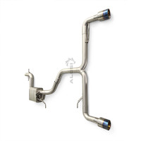 Échappement arrière Valvetronic EA113 EA888 pour Volkswagen Scirocco R 2.0T 2010-2017, silencieux sport 304 Racing Sound