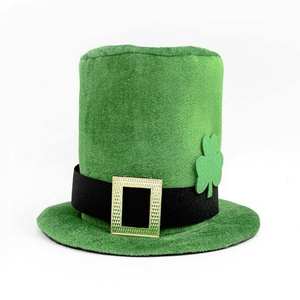 2026アイルランドパーティーハット聖パトリックの日シャムロックひげを生やした帽子アイルランドのハイハットショートッパー - Product Image 4