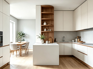 XINGRUO Mobili da <span class=keywords><strong>Cucina</strong></span> di Lusso in Compensato, Soluzione Completa per Progetti di Ville Moderne, Miglior Design per Cucine Moderne - Product Image 1