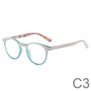 Moda Vintage redondo enfoque único Unisex PC marco ligero <span class=keywords><strong>presbicia</strong></span> azul bloqueo de luz mujeres hombres <span class=keywords><strong>gafas</strong></span> de lectura - Product Image 5