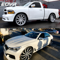 Llantas de Aleación Forjadas Personalizadas de 2 y 3 Piezas, Cóncavas Profundas, de 20, 22, 24 y 26 Pulgadas, 5x114.3, 5x112, 6x130, 5x130, 5x120, 5x127, Cromadas