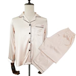 เซ็ตชุดนอนและชุดนอนสตรีผ้าโพลีเอสเตอร์ชุดนอนสำหรับสตรีชุดนอนผ้านุ่ม - Product Image 1