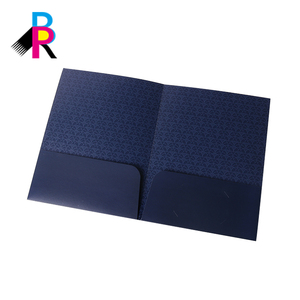 Thư mục tùy chỉnh logo khách sạn giới thiệu tập tin A4 A5 thư mục kinh doanh hồ sơ 350GSM giấy tùy chỉnh thư mục với logo - Product Image 2