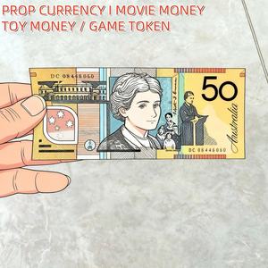 Ультратонкие качественные австралийские фальшивые банкноты AUD (20, 50, 100 долларов) из полимера для кино, реалистичные, для декора вечеринок и реквизита - Product Image 1