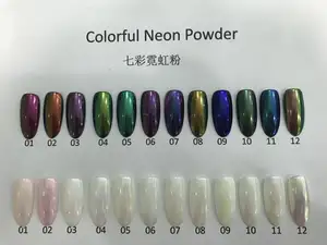 QS Veloce asciugatura 12 colori del chiodo Acrilico nail Dip Immersione 5g Sistema di Colore Acrilico In Polvere
