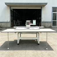 Nouvelle arrivée : Machine à broder à tête unique, industrielle et domestique, pour broderie plate, avec ordinateur