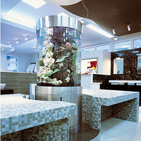 Usine grand aquarium acrylique personnalisé aquarium acrylique Transparent haut