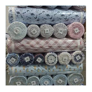 Tela de franela con doble pincel para ropa de bebé, tejido con estampado de dibujos animados, 100% algodón, barato, superventas - Product Image 1