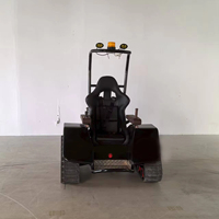 Véhicule tout-terrain électrique à chenilles en caoutchouc et acier pour fauteuil roulant, avec moteur, garantie 1 an, pour le tourisme