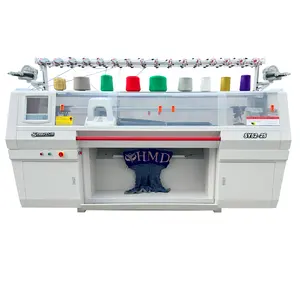 Double system high speed sweater knitting machine with 57gauge