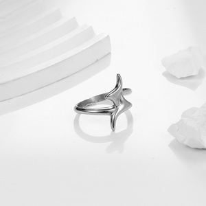 Anillo de <span class=keywords><strong>gaviota</strong></span> minimalista de acero inoxidable VAF Anillo Minimalista De <span class=keywords><strong>Gaviota</strong></span> De Acero Inoxidable Edelstahl - Product Image 4