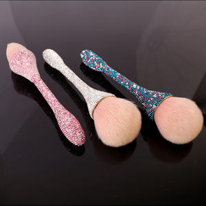 Brocha de Limpieza de Polvo de Uñas con Cristales Brillantes, Brocha para Limpiar Polvo de Uñas con Diamantes, Brocha de Maquillaje con Diamantes - Product Image 4