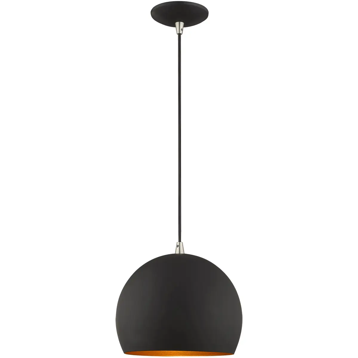 UL CUL elencato lampada a sospensione in metallo industriale verniciata nera per ristorante C90064