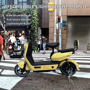 Motocicleta Eléctrica Ligera de 10 Pulgadas con Motor sin Escobillas de 500W, Scooter Eléctrico de Dos Ruedas, Impermeable, con Absorción de Impactos, Alcance de 41-50 km - Product Image 2