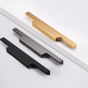 Factory Custom Simple Furniture Cabinet Handle <strong>Gold</strong> American Wardrobe Drawer <strong>Door</strong> Handle - Product Image 1