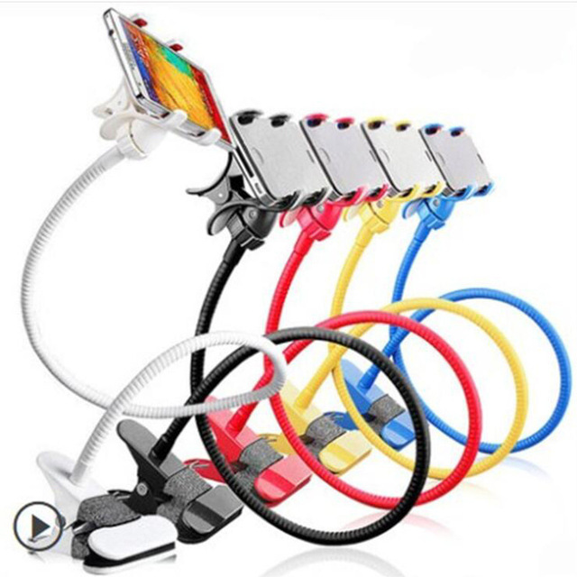 Universal Flexible Lazy Holder Adjustable Cell Phone Clip Home Bed Desktop Mount Bracket Smartphone Stand