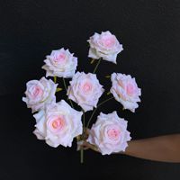 Rosa Serie Künstliche Rosen, Hortensien und Lotusblumen, Handgefertigt, Hochwertige Simulation, Umweltfreundlich, für Hochzeitsdekoration und Hotel-Deckengestaltung