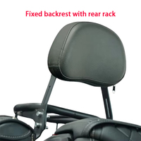 Dossier pliable avec support pour CFMOTO CLC250 CF250-6A, support confortable réglable pour conducteur et passager