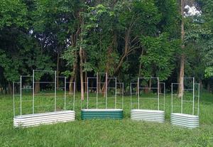 Treillis de <span class=keywords><strong>jardinière</strong></span> en métal moderne pour grand lit de jardin surélevé pour plantes grimpantes légumes vignes - Product Image 5