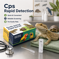 Cassette de diagnostic vétérinaire pour oiseaux, reptiles et animaux de compagnie – Sans MOQ, échantillon gratuit – Kit de test rapide pour animaux exotiques (CPS, PBFDV, NDV, Tricho, Crypto)