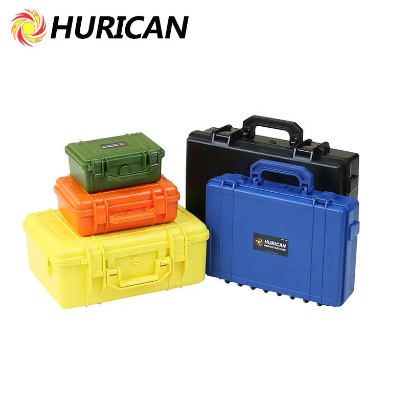 HURICAN IP67 waterproof equipment case protective case hard plastic cases wholesale