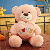Ours en peluche rempli de coton PP en gros pas cher pour la Saint-Valentin
