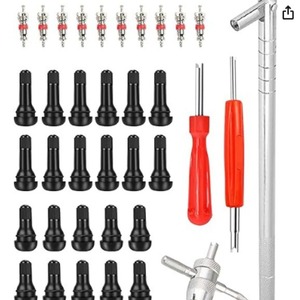 Kit de réparation de pneus LW, ensemble d'outils pour noyaux de valve, 20 pièces avec clé extracteur pour l'entretien des pneus - Product Image 2