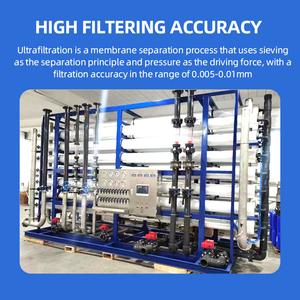 1000LPH Ultra Arıtıcı Filtrasyon Endüstriyel Su Arıtma Sistemleri Saf İçme Suyu Ultra Su Çözü<span class=keywords><strong>m</strong></span>ü Fabrika Özelleştirmesi - Product Image 2