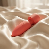 Masseur silencieux TMM Mini Magic Wand, 9 vitesses de vibration, étanche, en silicone, stimulateur du clitoris, jouet sexuel pour femmes