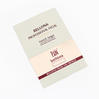 Sachets d'emballage rétractables thermosoudés sur 3 côtés imprimés par gravure pour masques faciaux, vente directe usine YSH, pour cosmétiques