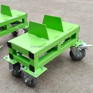 500kg Cargo Transport Trolley For Moving Heavy Equipment U Shape Carry Small Tank Cargo Trolley