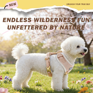 Arnés para Perro con Diseño de Gofres, Color Personalizado, Tela Suave, con Hebilla de Metal y Ajuste Cómodo - Product Image 3