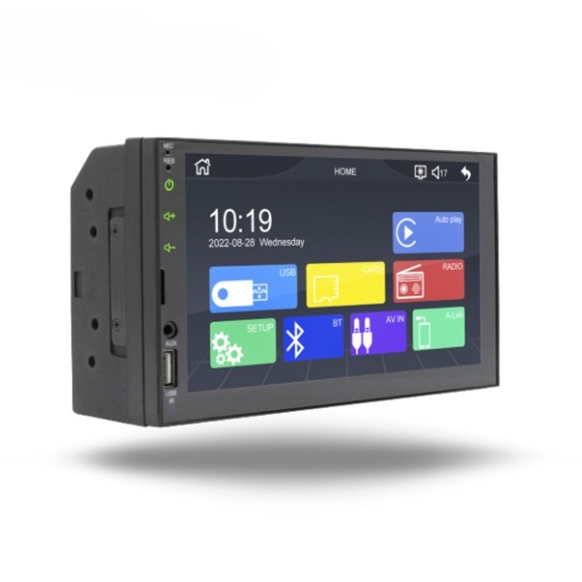 Factory for CarPlay Android Auto Mirror Link 2 Din HD Touch Screen 7 Inch Vehicle Multi Function Car MP5 Media Player