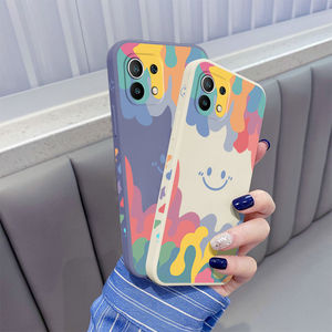 Custodie per telefoni morbidi in Silicone con stampa laterale di sorriso più recenti per Xiaomi Redmi Note 10 Pro 5G F3 <span class=keywords><strong>Mi</strong></span> <span class=keywords><strong>11</strong></span> <span class=keywords><strong>Cover</strong></span> Mobile Bag Funda Coque - Product Image 5