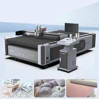Machine de découpe à lame ronde CNC à plat pour tissu monocouche AOL Digital, idéale pour les matériaux de stores enrouleurs