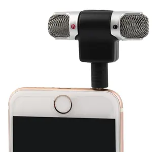 Mini 3.5mm Jack Microphone Stereo Mic For Recording Mobile Phone Studio Interview Microphone For Smartphone