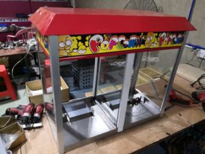 เครื่องทำป๊อปคอร์นแบบสองหัว ความจุขนาดใหญ่ สำหรับโรงภาพยนตร์และงานจัดเลี้ยง ขายดีจากโรงงาน - Product Image 6