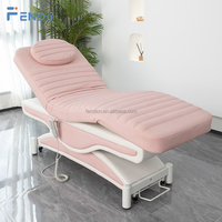 Lit électrique rose de luxe de cils de table de massage professionnel pour le salon